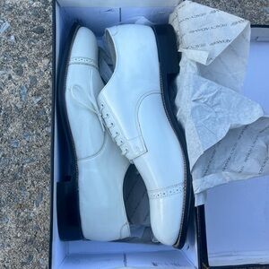 Stacy Adams White Men's Oxfords